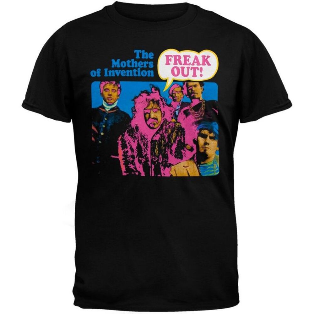 Frank Zappa Unisex Adult Freak Out! T-Shirt / Black